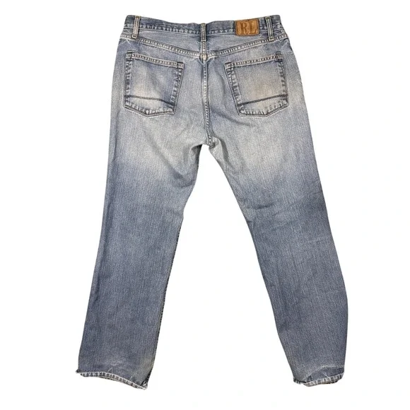 Ralph Lauren Ashmore Mens Jeans 34x30 Straight Leg Denim Classic Heritage - Picture 2 of 6